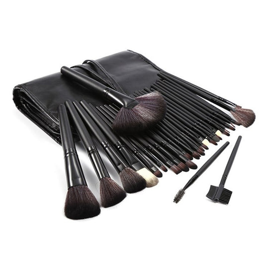 32 pc Makeup Cosmetic Brush Set Kit