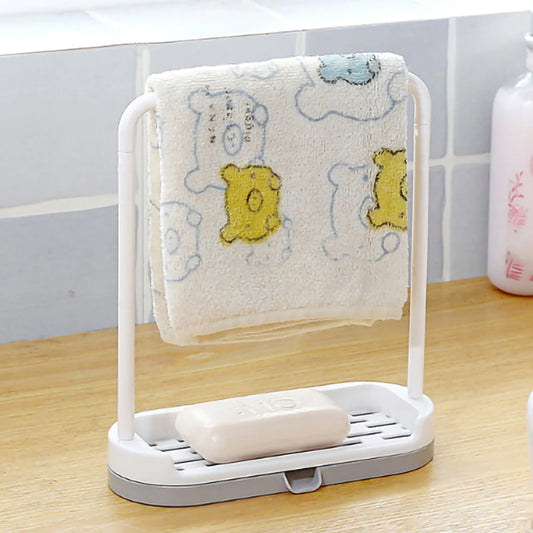 Kitchen Towel Rack and Soap Dish