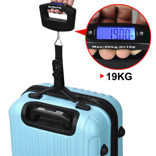 50kg Portable LCD Electronic Travel Luggage Scale